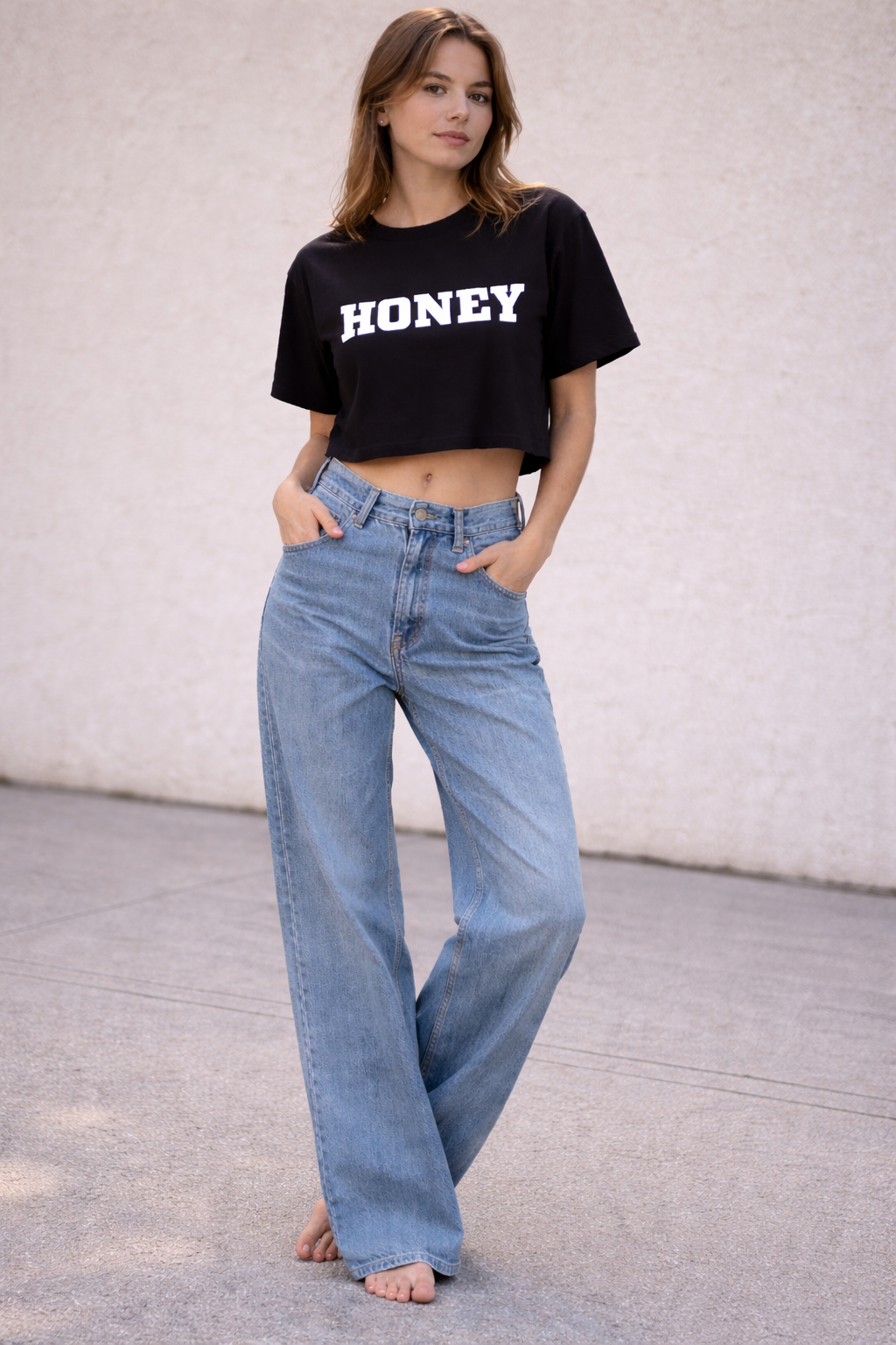 HONEY CROPPED TEE